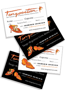 Tango Mitgliedskarte Grafikservice Venedig Italien